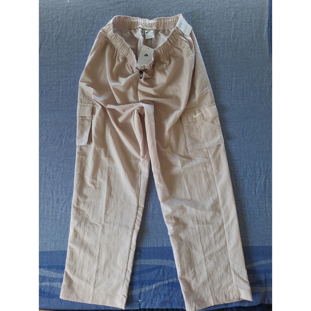 Nike Sportswear Essential High Rise Woven Cargo Pants Purple DO7209-019 Womens M